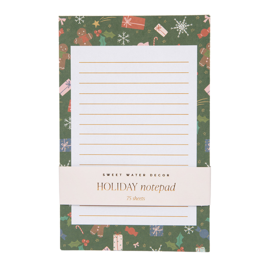 Gingerbread Pattern Notepad