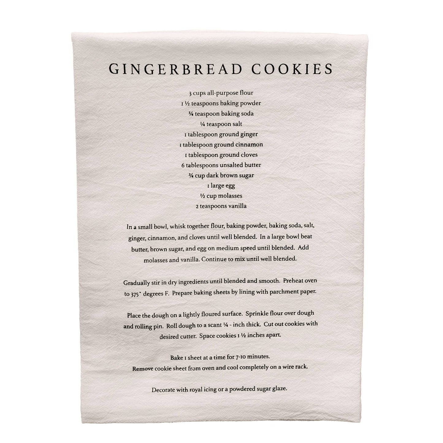 Gingerbread Cookies Tea Towel - Christmas Home Decor & Gifts