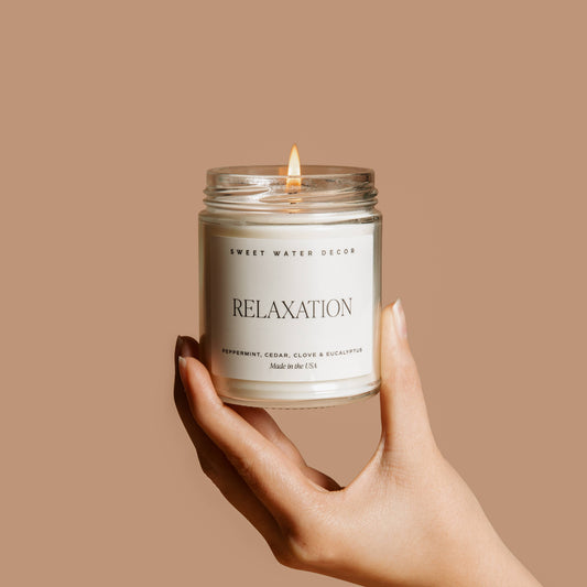 Relaxation 9 oz Soy Candle - Home Decor & Gifts