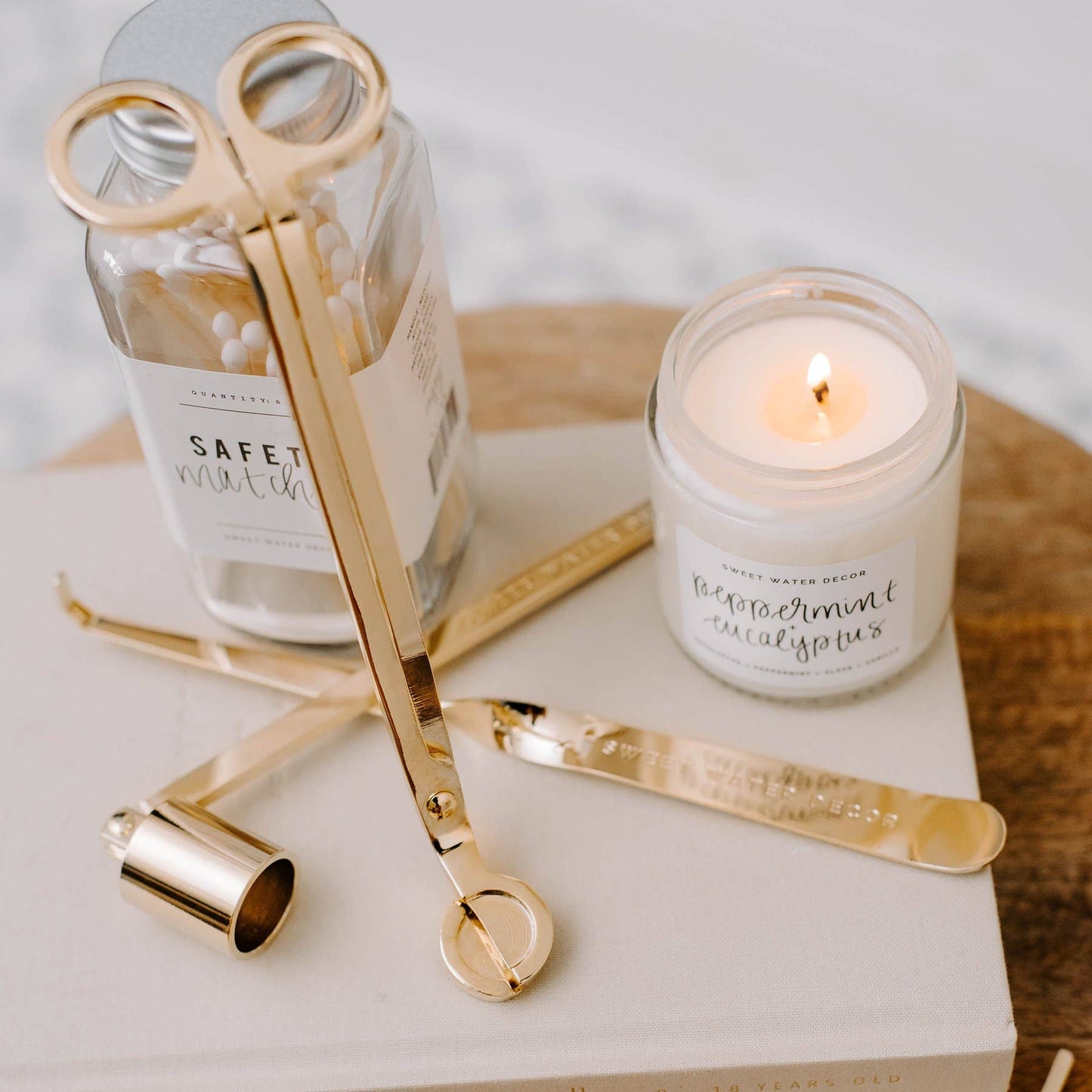 Gold Candle Care Kit - Home Decor & Gifts