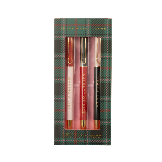 Holiday Cheer Metal Pen Set