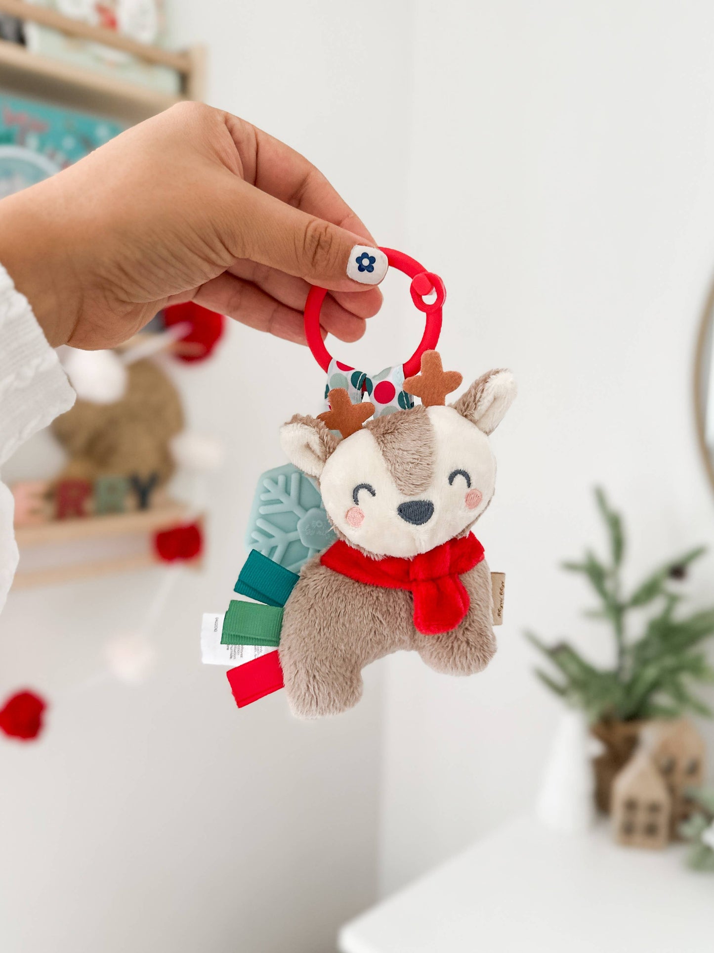 Reindeer Itzy Pal™ Plush + Teether