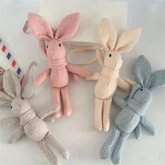 Keychain Fabric Rabbit Bunny Plush Toy Stuffed Animal